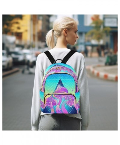 Fashion Backpack Mini Backpack Purse Casual Daily Backpack Cartoon Mushroom for Travel for College Work Small $18.69 Backpacks