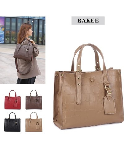 Women's Soft Faux Leather Tote Shoulder Bag, Big Capacity Tassel Handbag Black $42.53 Totes