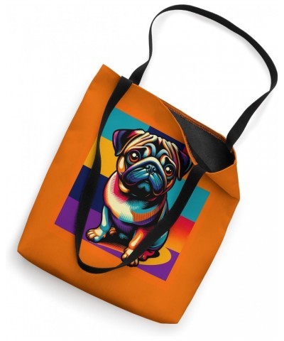 Pug Pop Art Aesthetic Dog Men Women Kids Tote Bag $12.71 Totes