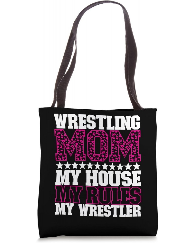 Wrestling Mom Apparel For Women Wrestle Mom Tote Bag $12.96 Totes