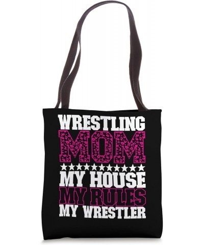 Wrestling Mom Apparel For Women Wrestle Mom Tote Bag $12.96 Totes