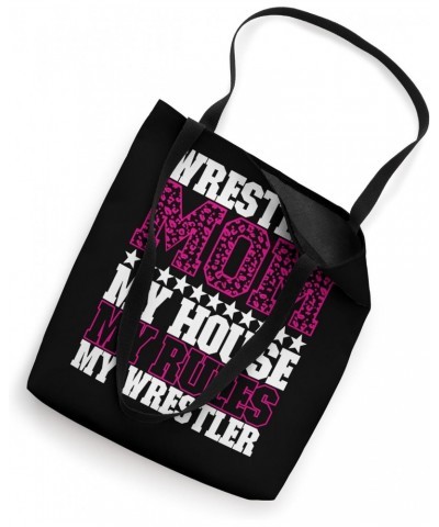 Wrestling Mom Apparel For Women Wrestle Mom Tote Bag $12.96 Totes