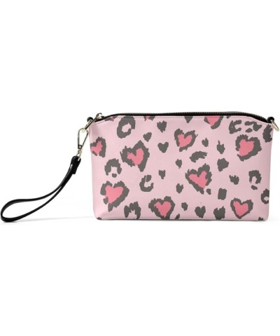 Clutch Purses for Women Zipper Wallet Purses and Handbags Adjustable Straps Crossbody Purses for Formal Pink Leopard $17.35 T...