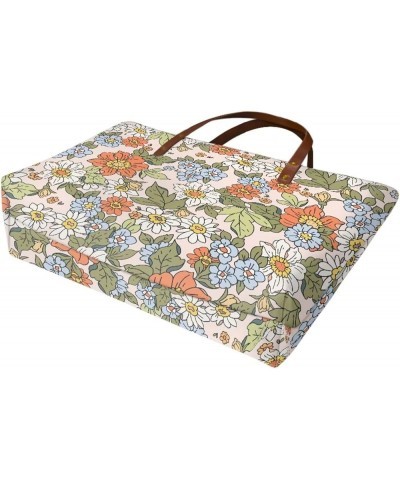 Women Travel Bag Large Expandable Weekender Carry-on Tote Gym Workout Hippie Flower $26.21 Totes