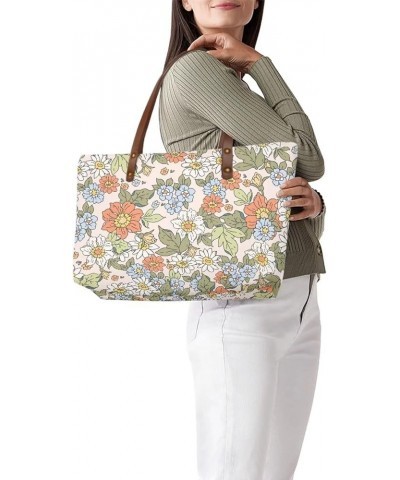 Women Travel Bag Large Expandable Weekender Carry-on Tote Gym Workout Hippie Flower $26.21 Totes