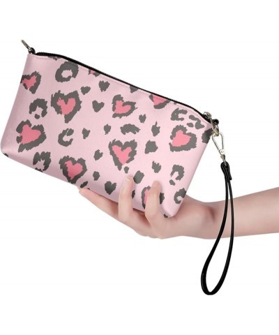 Clutch Purses for Women Zipper Wallet Purses and Handbags Adjustable Straps Crossbody Purses for Formal Pink Leopard $17.35 T...