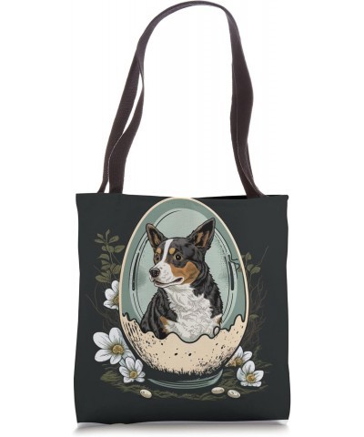 Funny dog in the egg Design dog owner Humor Sarcastic puppie Tote Bag $9.69 Totes