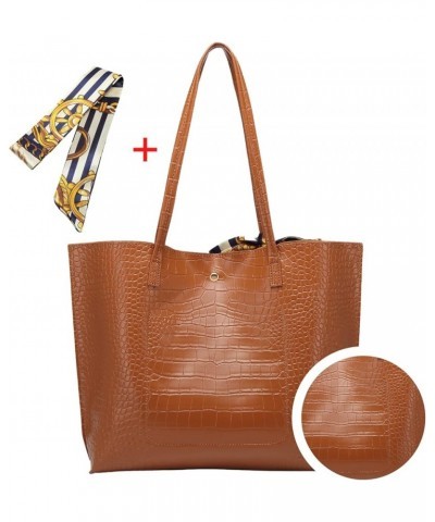 Women's Tote Shoulder Bag Yellow Brown $11.21 Totes