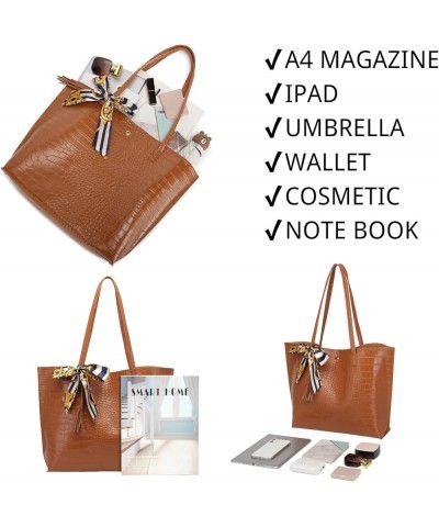 Women's Tote Shoulder Bag Yellow Brown $11.21 Totes