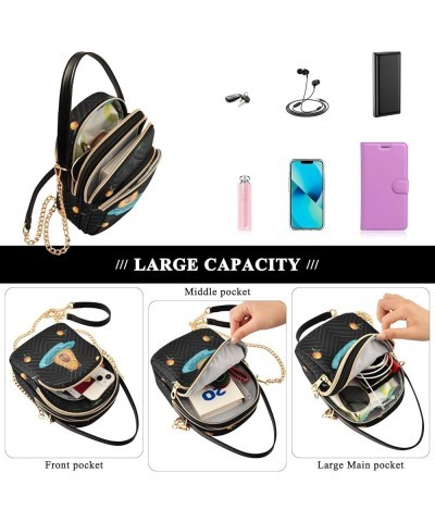 Capybara Crossbody Bags for Women Quilted Chain Crossbody Purses Trendy Cross Body Phone Purse Handbag Capybara 11 $11.18 Cro...