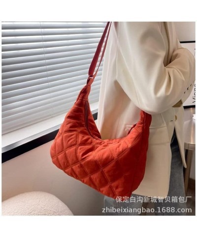 Casual Crossbody Bag Goth Bag for Women Grunge Canvas Shoulder Bag Purse Dumpling Bag Gothic Handbag Crescent Bag Red $14.39 ...