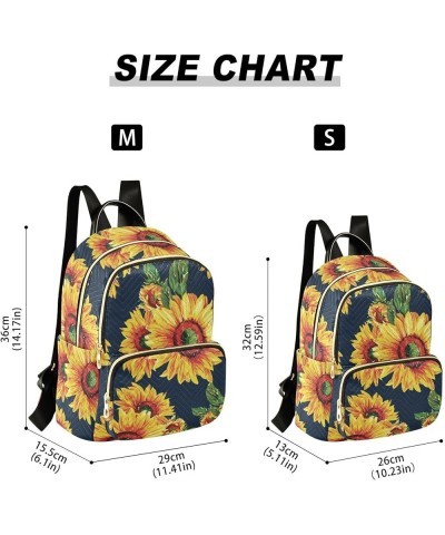 Beautiful Sunflowers Flower Women's Backpack Purse Causal Daypack Work Travel College Business Trip Bag Shoulder Bag Small $1...