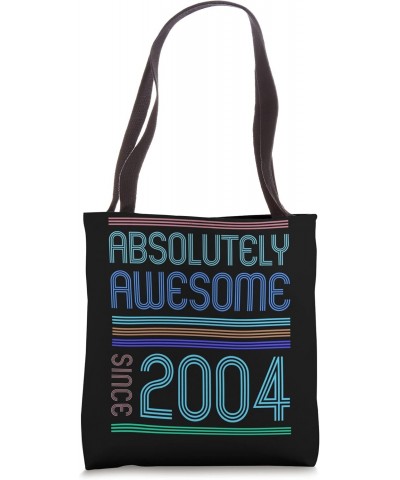 Absolutely Awesome Since - 2004 - Bday - Retro Birthday Tote Bag $12.00 Totes