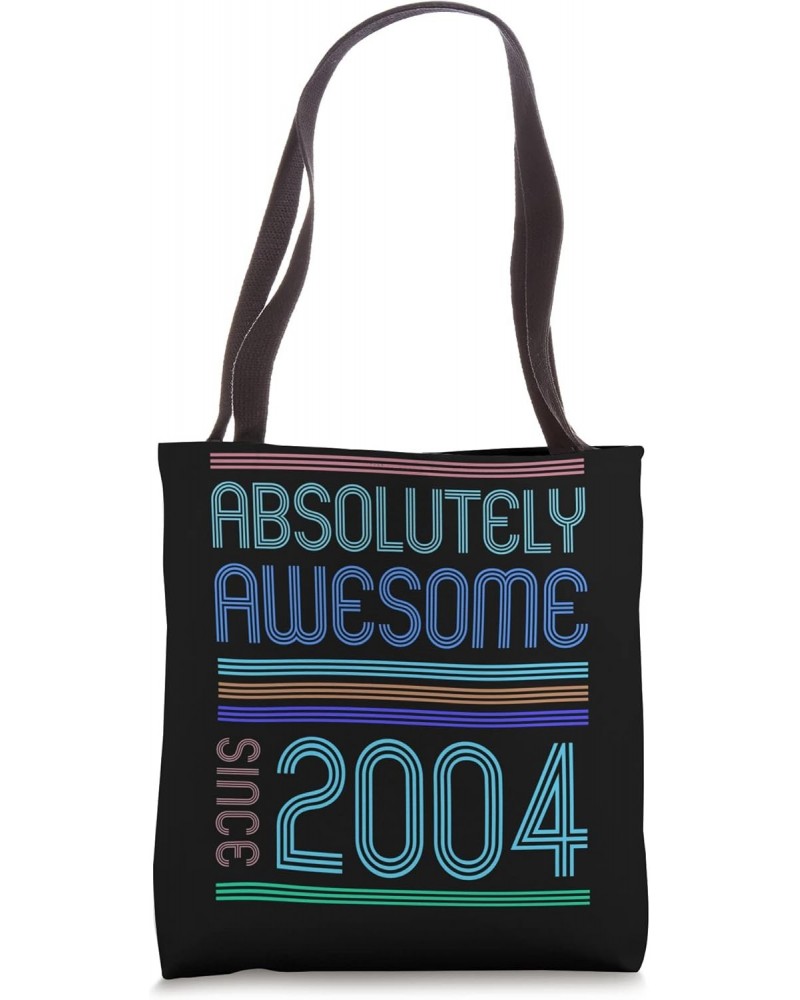 Absolutely Awesome Since - 2004 - Bday - Retro Birthday Tote Bag $12.00 Totes