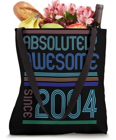 Absolutely Awesome Since - 2004 - Bday - Retro Birthday Tote Bag $12.00 Totes