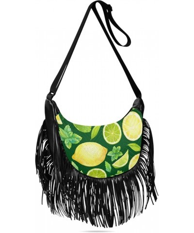 Women Fringe Tassel Cross Body Bag Leisure Shoulder Bag Color071 $12.69 Crossbody Bags