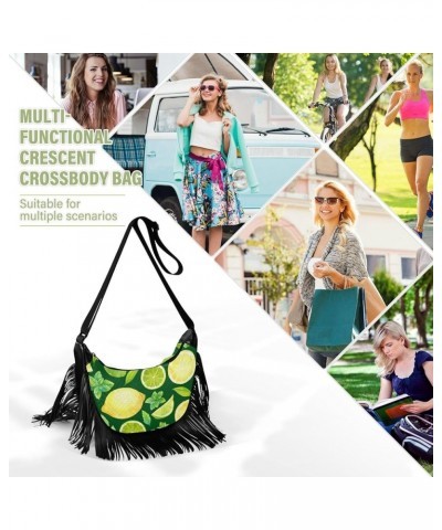 Women Fringe Tassel Cross Body Bag Leisure Shoulder Bag Color071 $12.69 Crossbody Bags