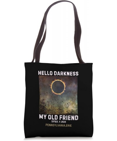 Hello Darkness My Friend Total Solar PENNSYLVANIA,ERIE Tote Bag $9.89 Totes