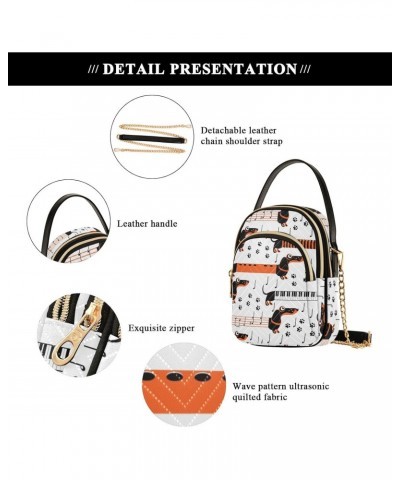 Joko lvery Dachshund Dogs Cross Body Purse Chain Crossbody Bags Shoulder Bag Handbag for Work Women Gifts $11.21 Crossbody Bags