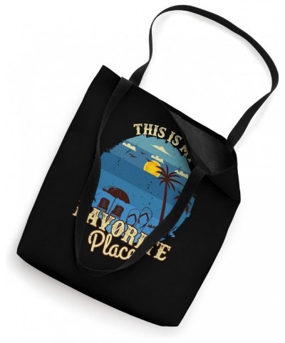 Sunshine Summer Palm Trees Beach Vibes Tropical Summer Tote Bag $12.32 Totes