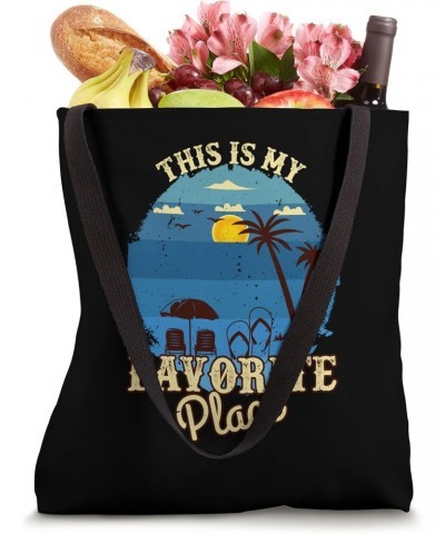 Sunshine Summer Palm Trees Beach Vibes Tropical Summer Tote Bag $12.32 Totes