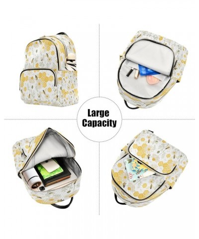 Women Backpack Purse Bees Fashion Shoulder Bags Travel Backpack Small Daypacks M Medium $12.22 Backpacks