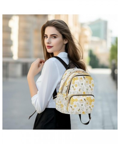 Women Backpack Purse Bees Fashion Shoulder Bags Travel Backpack Small Daypacks M Medium $12.22 Backpacks