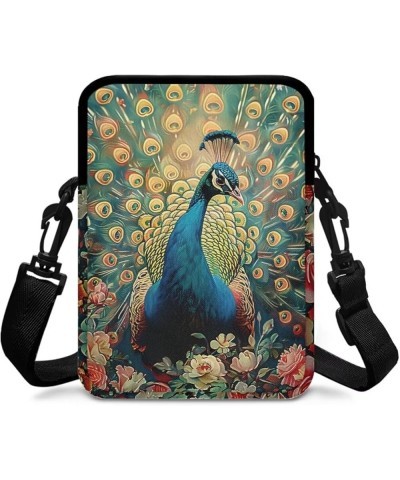 Universal Sling Crosbody Bags for Women Men Teens Over 5 Peacock $13.56 Crossbody Bags