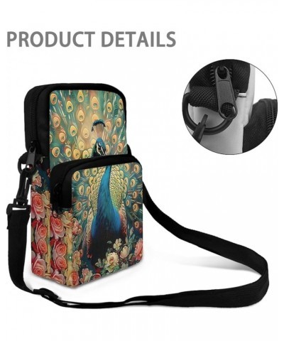 Universal Sling Crosbody Bags for Women Men Teens Over 5 Peacock $13.56 Crossbody Bags