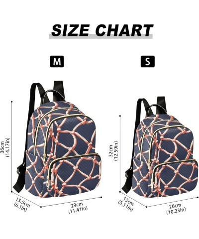 Network Pattern Fashion Backpack Purse for Women, Casual Daypacks, Ladies Gift for Traveling Hiking Multicolor Small $17.35 B...