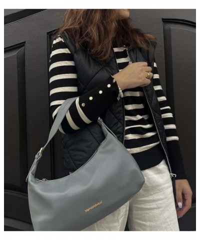 MEDIUM Shoulder Hobo Bags for Women Trendy Purses Leather Clutch Purse and Handbags Medium-coffee $10.50 Shoulder Bags