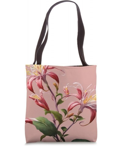 Honeysuckle Vine Artistic And Stylized Tote Bag $12.92 Totes