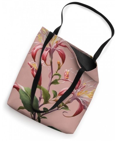 Honeysuckle Vine Artistic And Stylized Tote Bag $12.92 Totes