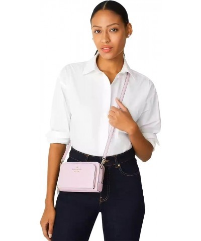 Kate Spade Staci Dual Zip Around Crossbody Quartz Pink $50.75 Crossbody Bags