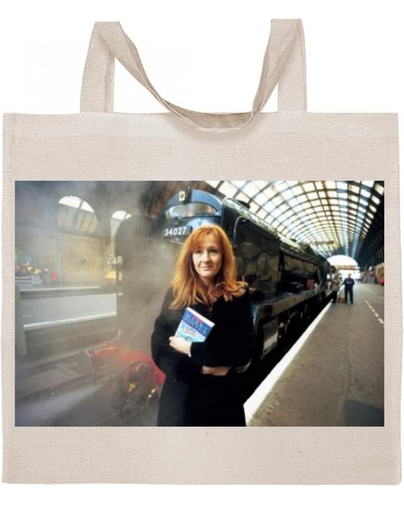 J. K. Rowling - Cotton Photo Canvas Grocery Tote Bag IDPP714617 $21.94 Totes