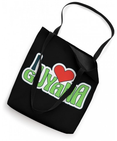 I Love Guyana And Cute Guyanese Tote Bag $13.49 Totes