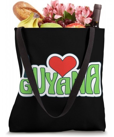 I Love Guyana And Cute Guyanese Tote Bag $13.49 Totes