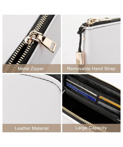 Long Clutch Wallet, Long Handbag with Wristlet Strap, PU Leather Zip Purse Multi 11 $19.03 Wristlets