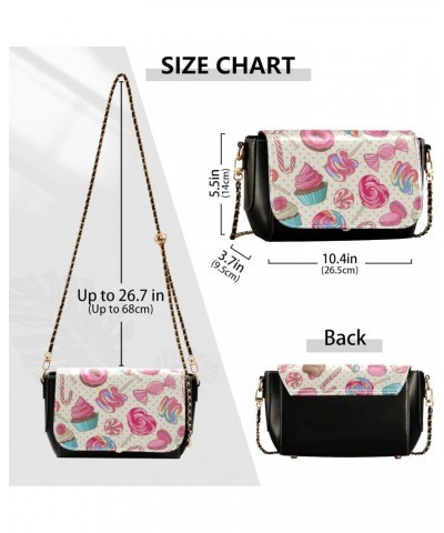 Colorful Sweet Candy Macaroon Anti Theft Crossbody Bag Women Fall Mini Shoulder Bag with Credit Card Slots Fashion Waist Pack...