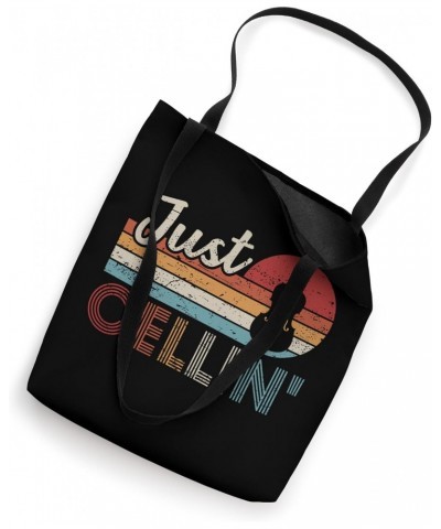 Cello Player Just Cellin' Cello Musician Tote Bag $12.14 Totes