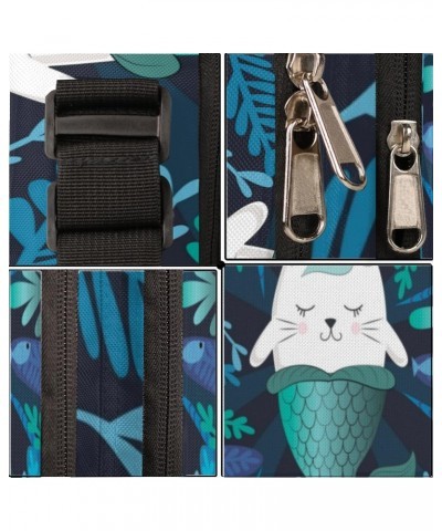 Funny Mermaid Cat Small Crossbody Bags for Women Trendy Cross Body Phone Purse Wallet Mens Travel Crossbody Bag Side Shoulder...