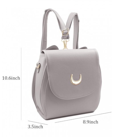 Women Moon Sailor Purses and Handbags Cute Cat Anime Backpack Fashion Sparkling Satchel Tote Shoulder Bag Grey $15.97 Satchels