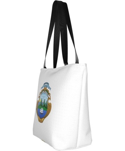 Coat of Arms of Costa Rica Women'S Casual One Shoulder Carry Shopping Bag Large Capacity Working Storage Handbag $14.35 Shoul...