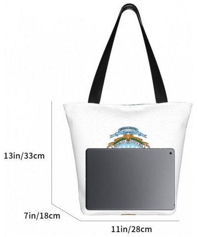 Coat of Arms of Costa Rica Women'S Casual One Shoulder Carry Shopping Bag Large Capacity Working Storage Handbag $14.35 Shoul...