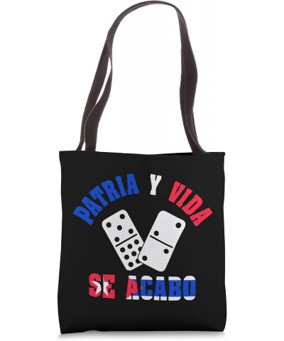 Patria Y Vida Cuban Flag Cuba Freedom Cuba Libre Tote Bag $12.43 Totes