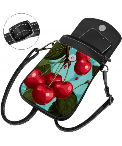 Classic PU Leather Phone Bag - Durable Cell Phone Wallet, Convenient Crossbody Purse Grape Print Multicoloured3 $14.29 Crossb...