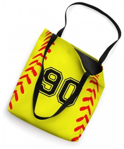 Softball Jersey Number 90 Ninety No 90 Game Play Fun Tote Bag $11.80 Totes