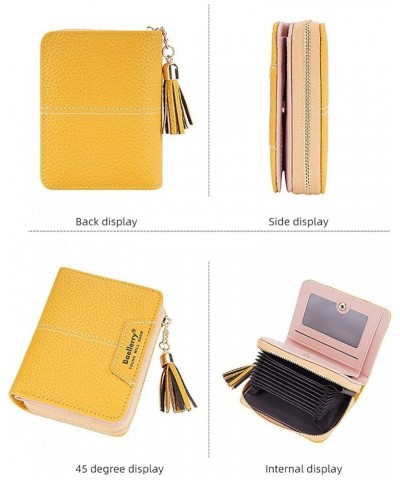 Leather Women's Wallets with RFID Blocking,Zipper Coin Purse Fashion Printing Multi-Card Wallet Wallet, Ultra-Thin Casual Clu...