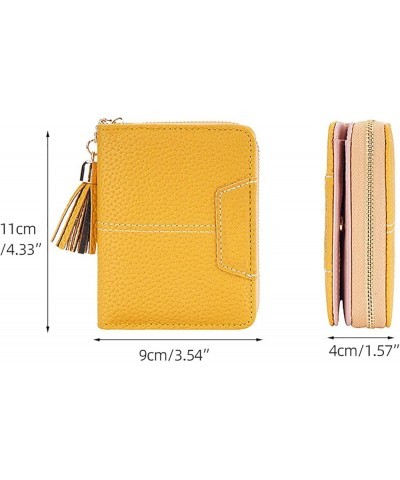 Leather Women's Wallets with RFID Blocking,Zipper Coin Purse Fashion Printing Multi-Card Wallet Wallet, Ultra-Thin Casual Clu...