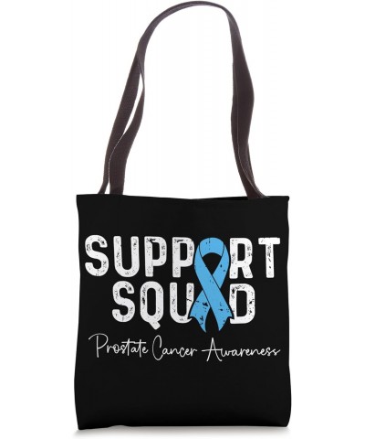 Support Squad Light Blue Ribbon Tote Bag $10.00 Totes